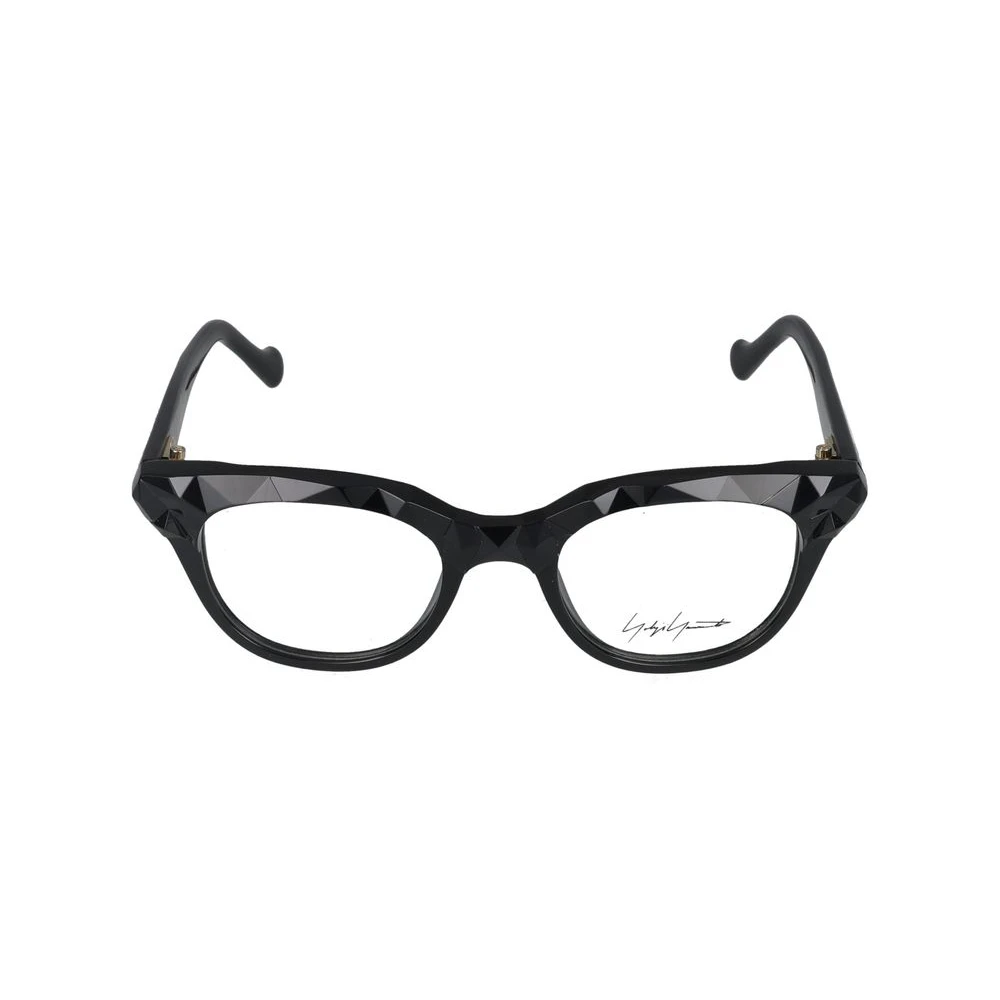Yohji Yamamoto Unisex Black Glasses, 49 Mm, Look021 Eyeglasses