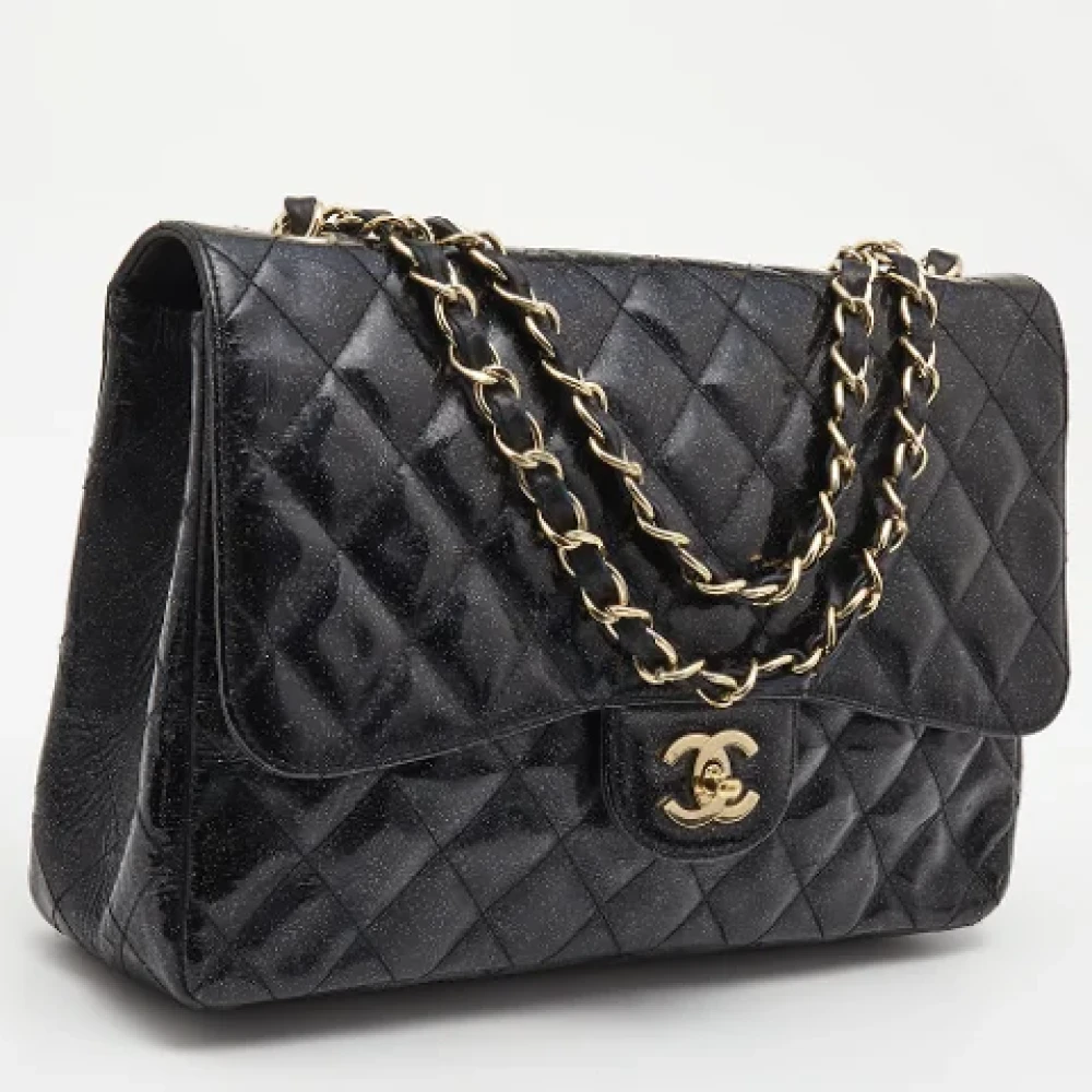 Chanel Vintage Pre-owned Leather chanel-bags Black Dames