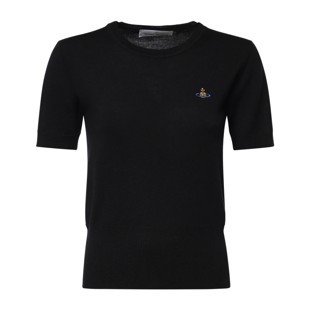 Vivienne Westwood Bea Jumper - Female - Round-Neck Knitwear - Black - S - Knitwear