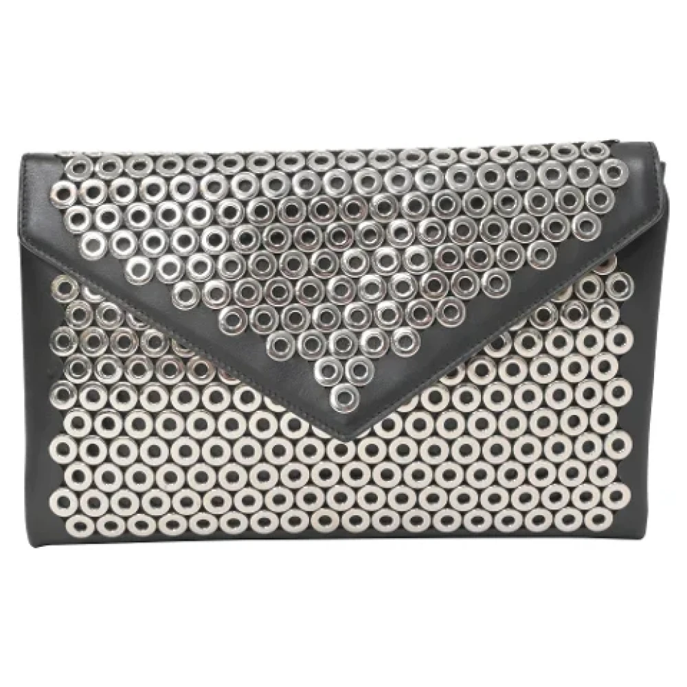 Alaïa Pre-owned Leather clutches Black Dames