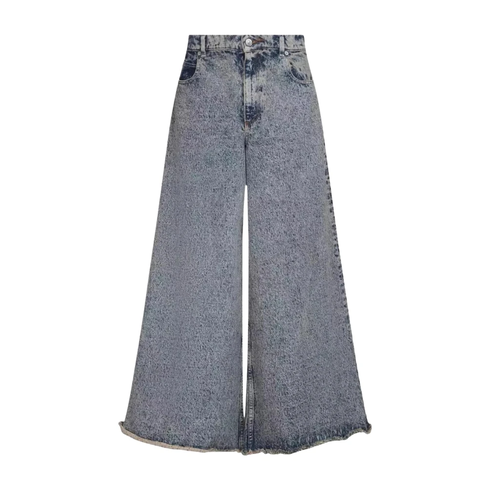 Marni Gråa Wide Leg Jeans Blue, Dam