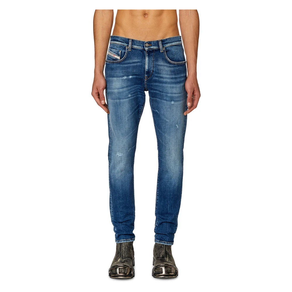 Diesel Slim Jeans 2019 D-Strukt Blue Heren