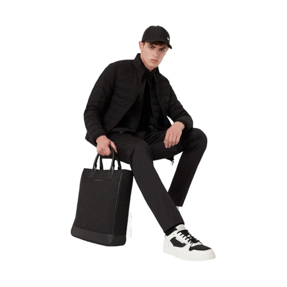 Emporio Armani Stijlvolle Gilet voor Mannen Black Heren