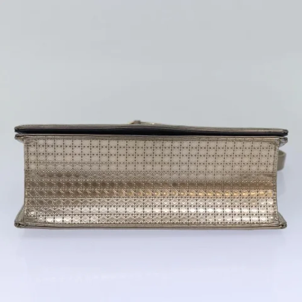 Dior Vintage Pre-owned Leather dior-bags Yellow Dames