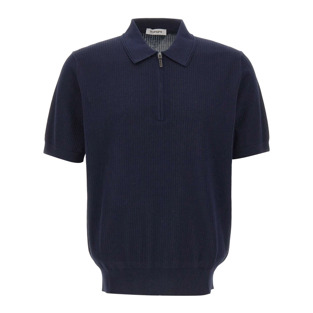 Kangra Blue Polo Shirt - Male - Polo Shirts - Xl - Tops