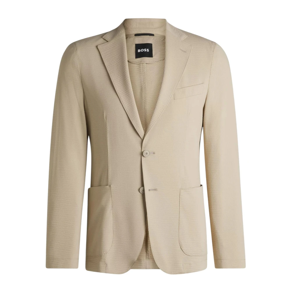 Boss Men's Beige Stylish Rpa And Ea Blend