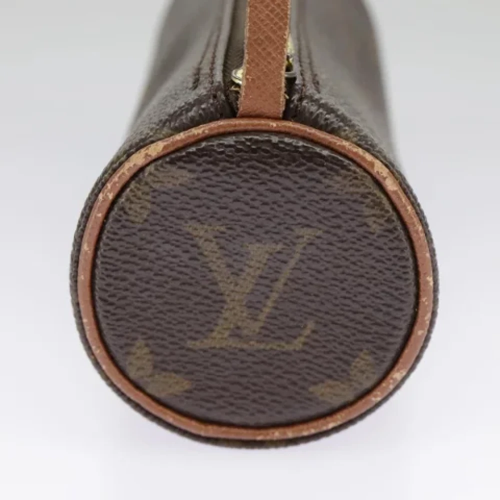 Louis Vuitton Vintage Pre-owned Canvas clutches Brown Dames