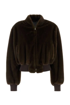 Plush Mink Bomberjacka