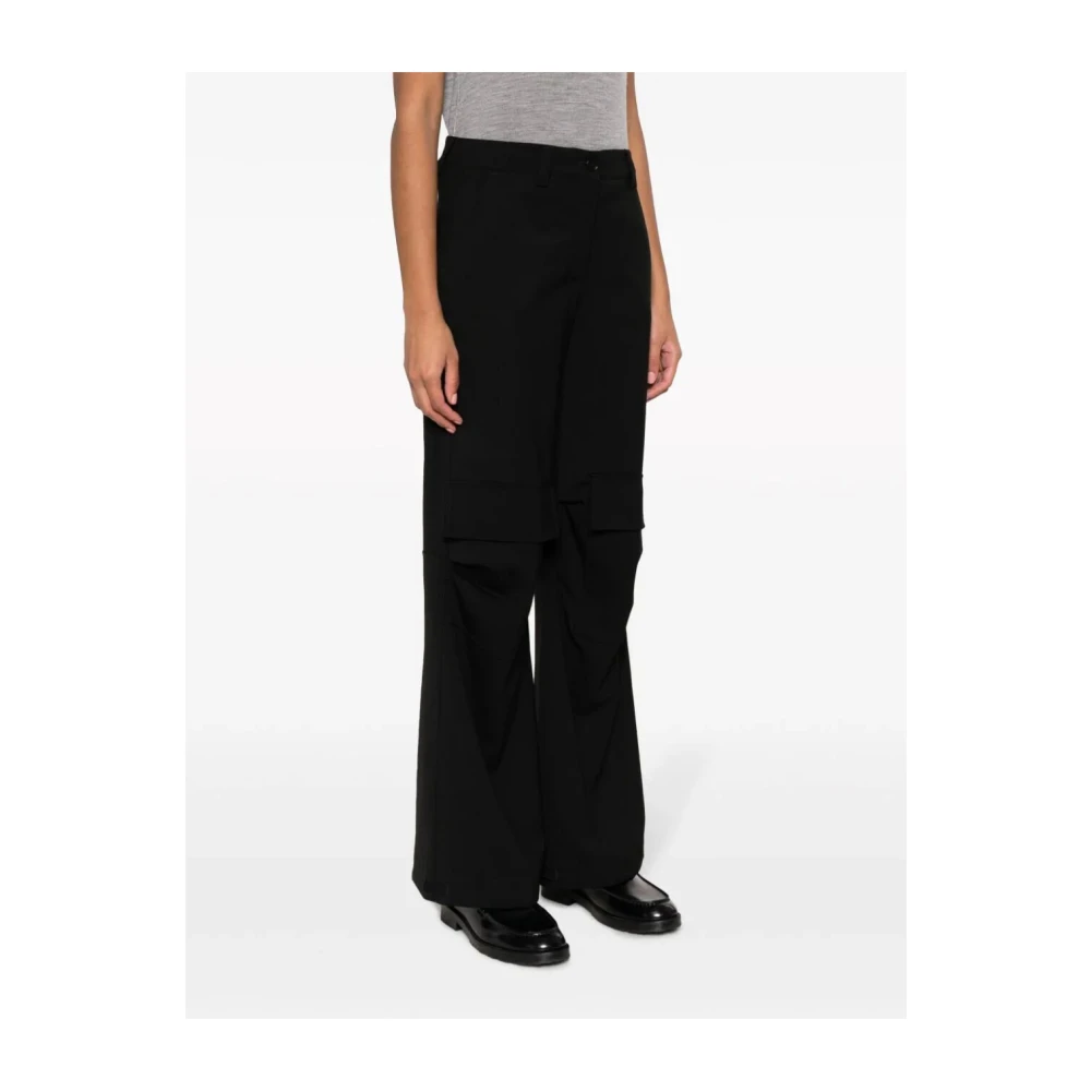 P.a.r.o.s.h. Zwarte Panta Stijlvolle Modedress Black Dames