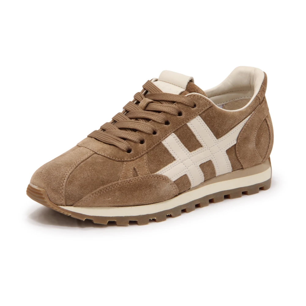 Hogan H671 Allacciato Dames Schoenen Beige
