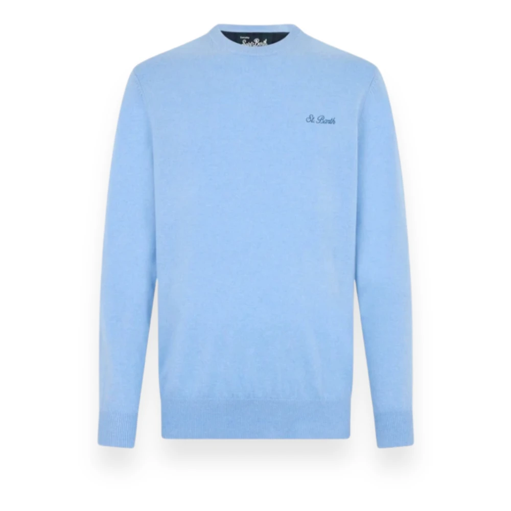 MC2 Saint Barth Regent Blend Sweater Blue Heren