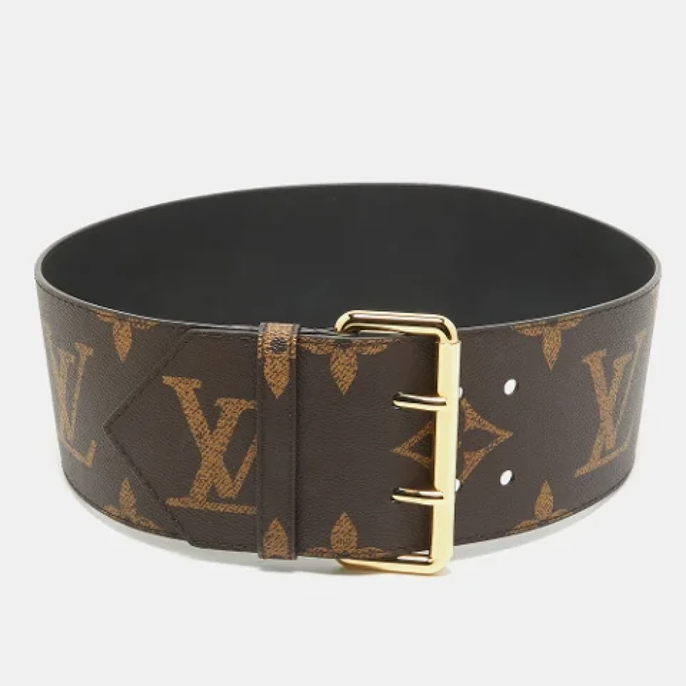 Louis Vuitton Vintage Pre-owned Canvas belts Brown Dames