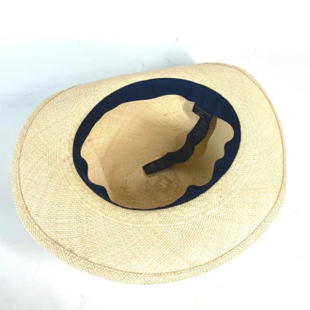 Louis Vuitton Vintage Pre-owned Fabric hats Beige Dames
