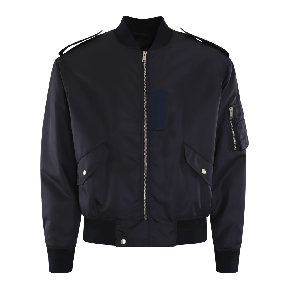 Givenchy Men's Blue Bomber Jackets, M, Bomber Jacket