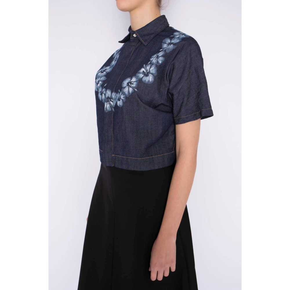 Dsquared2 Casual Overhemd Blue Dames
