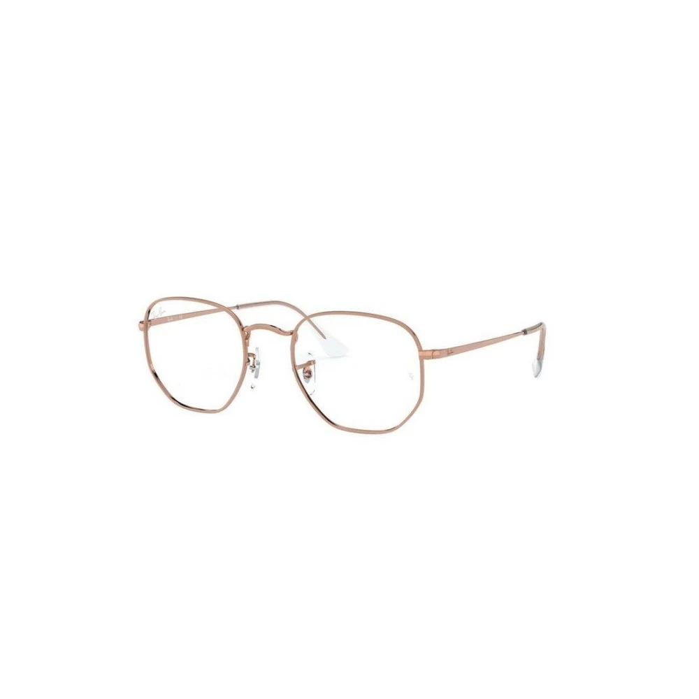 Ray-Ban Unisex Rose Gold Irregular Metal Eyeglasses Online - Full Rim - Rb6448 - Image 5