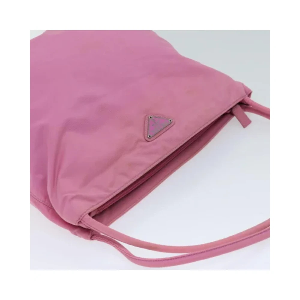 Prada Vintage Pre-owned Nylon prada-bags Pink Dames