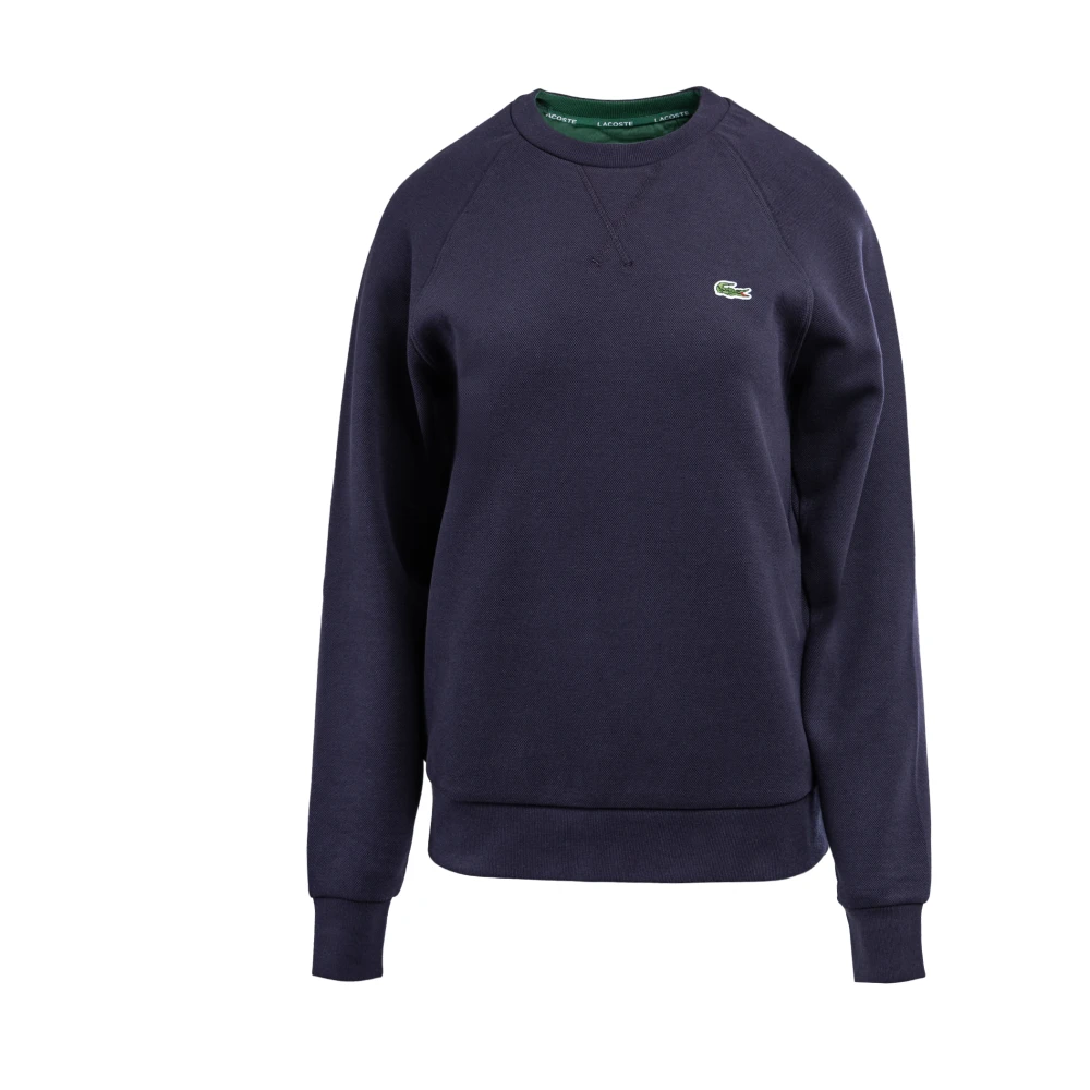 Lacoste Dames Sweatshirt Navy Blauw Katoen Blue Dames