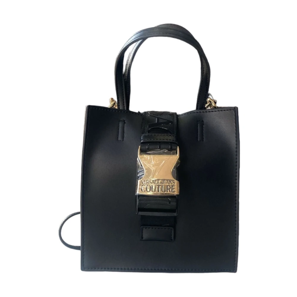 Versace Jeans Couture Zwarte handtas met verstelbare band Black Dames