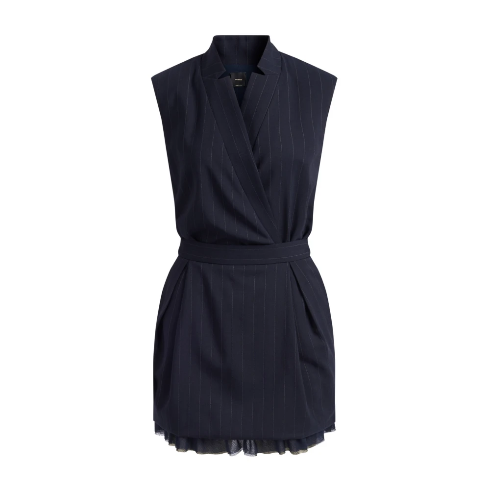Pinko Damen Blau Lievito Short Dress