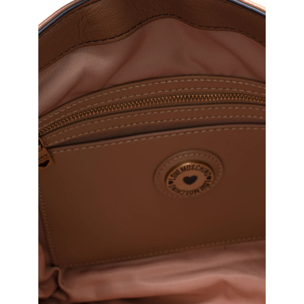Love Moschino Stijlvolle schoudertas met bovenhandvat Brown Dames