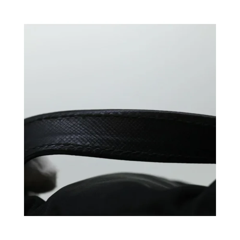 Prada Vintage Pre-owned Nylon home-office Black Dames