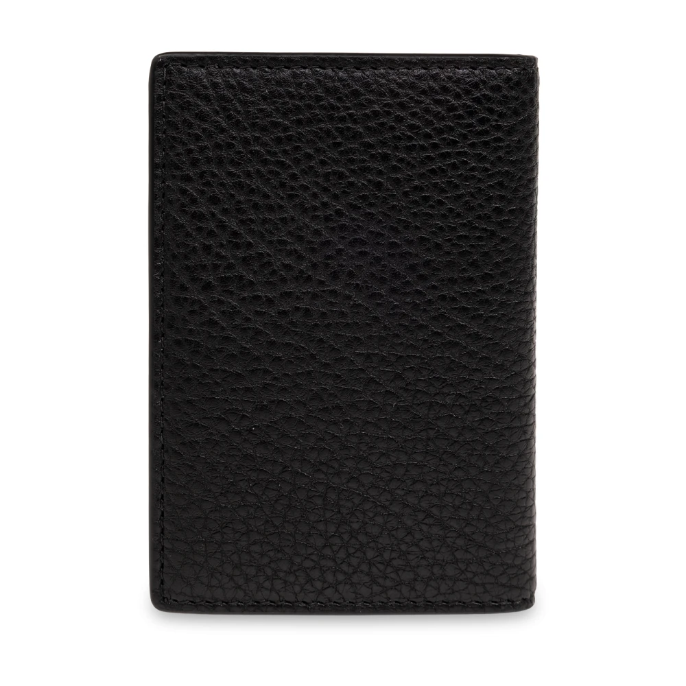 Burberry Leren kaarthouder Black Heren