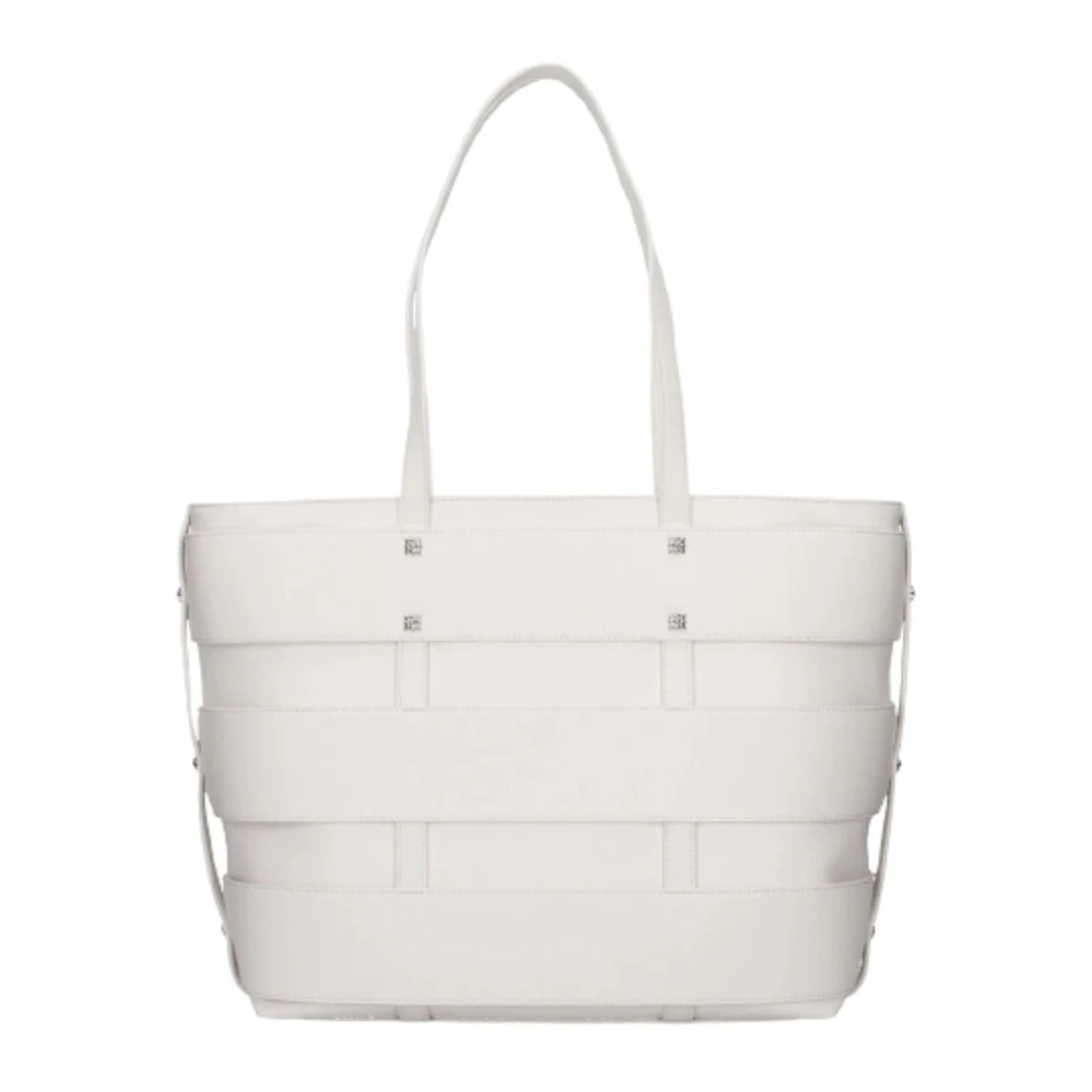 John Richmond Dames Shopper Tas White Dames