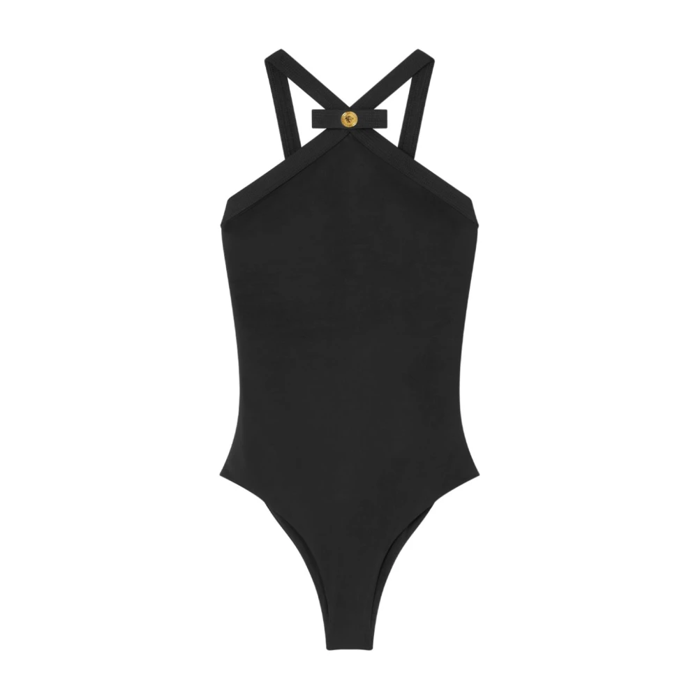 Versace Nero Zwemkleding voor Vrouwen Ss25 Black Dames