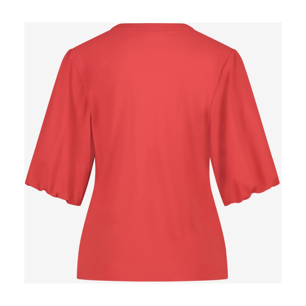 Jane Lushka Stijlvolle Ava Top in Rood Red Dames