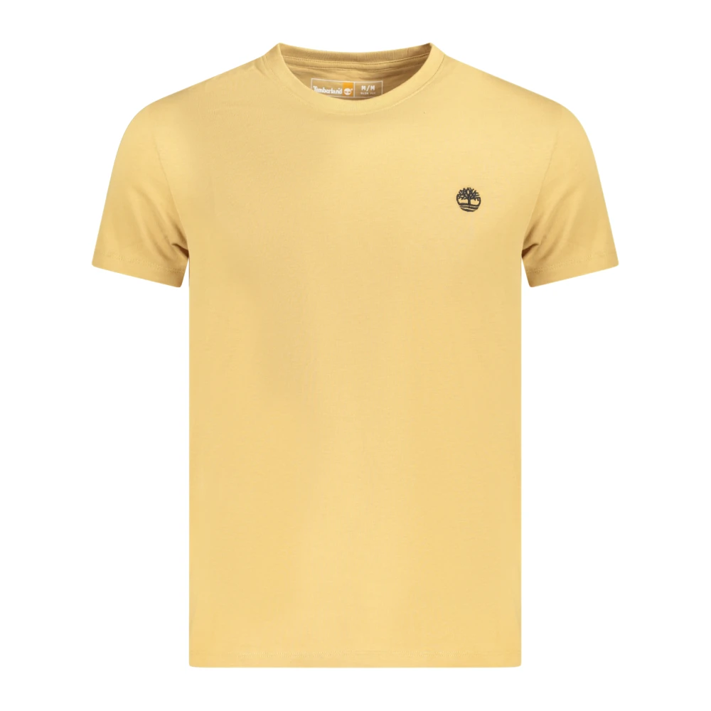 Timberland Beige Short Sleeve T-Shirt - Male - T-Shirts - S - Tops