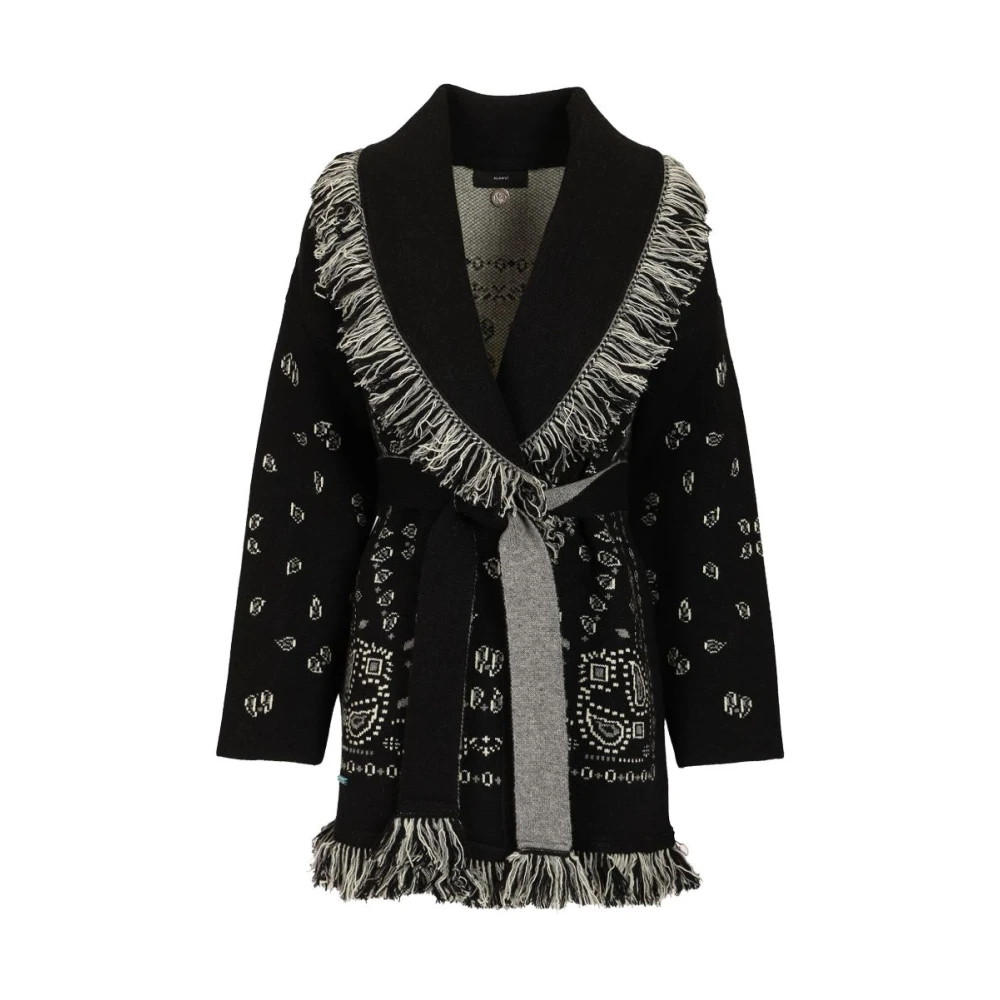 Alanui , Cardigans, Female, Black, Xs, Jumpers