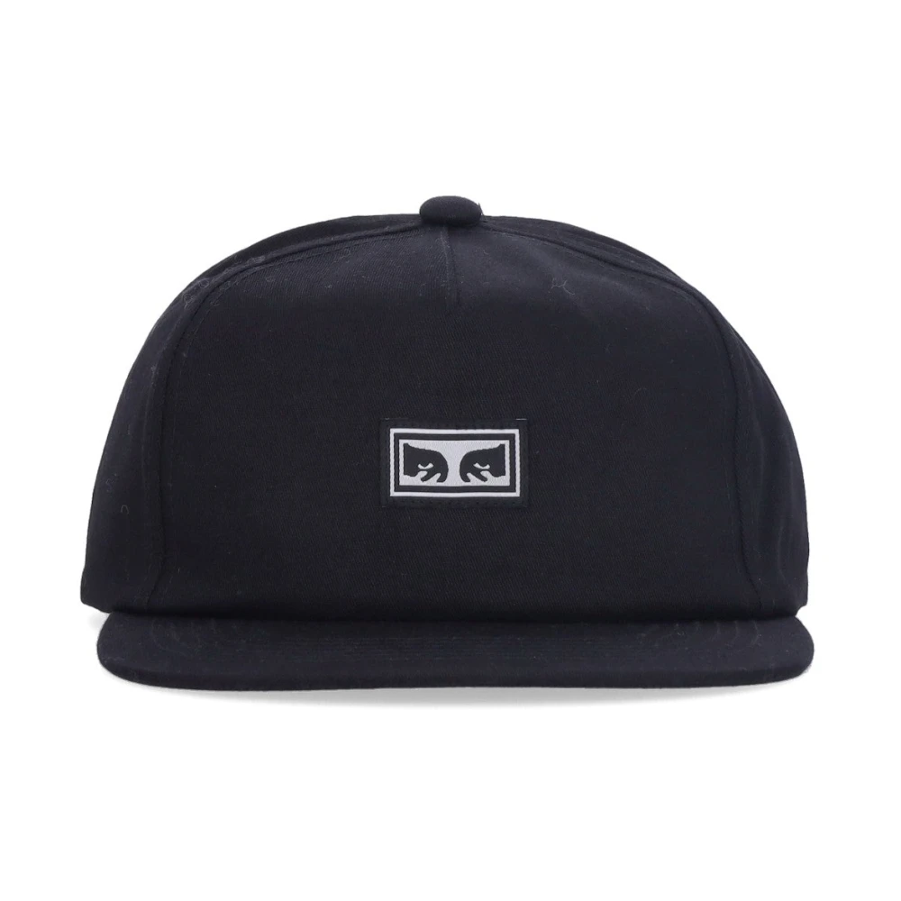 Obey Icon Eyes Snapback Pet Zwart Black Heren