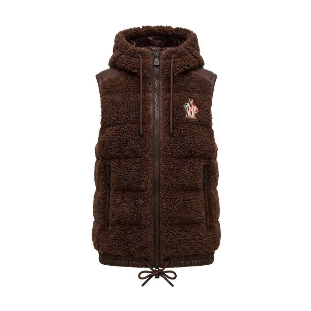 Moncler , Damen, Jacken, Braun, M