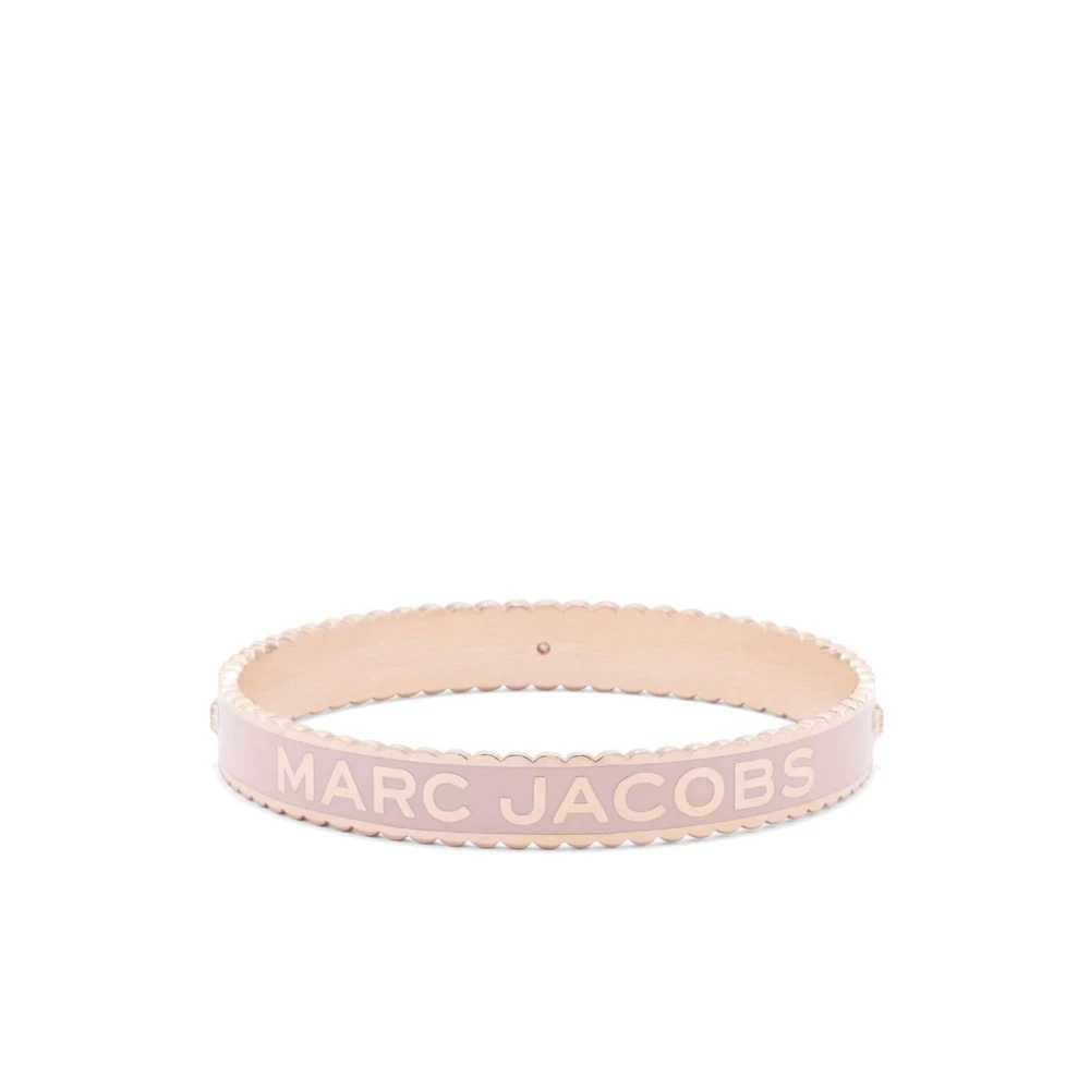 Marc Jacobs Zand Rose Goud Medaillon Armband Yellow Dames