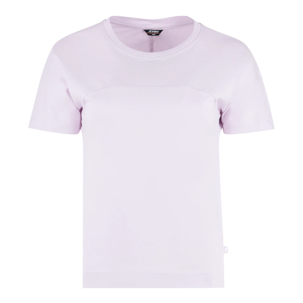 K-way Gizelle Katoenen T-Shirt Pink Dames