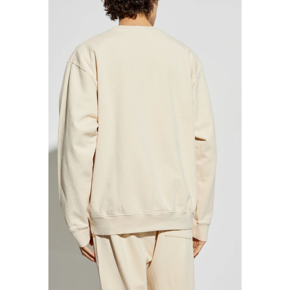 Sporty & Rich Sweatshirt uit de Wellness Club collectie Beige Unisex
