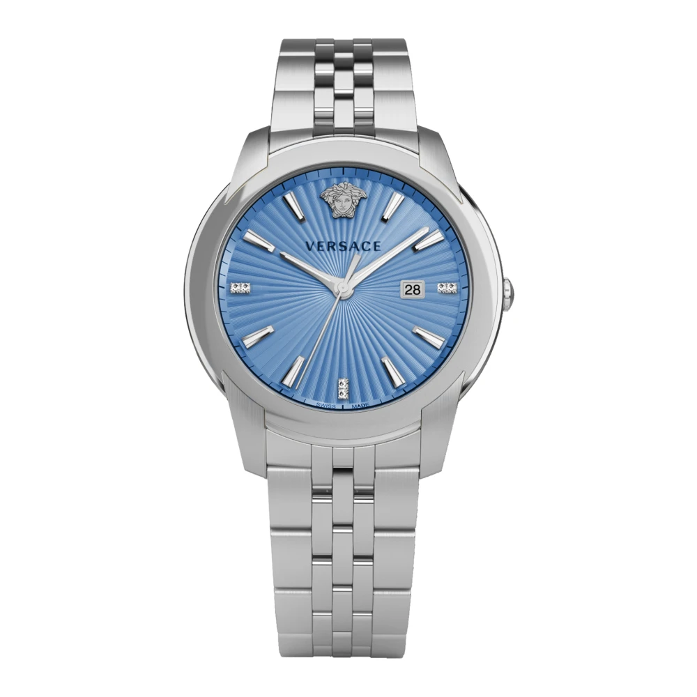 Versace Men's Gray V-Urban Watch Stainless Steel