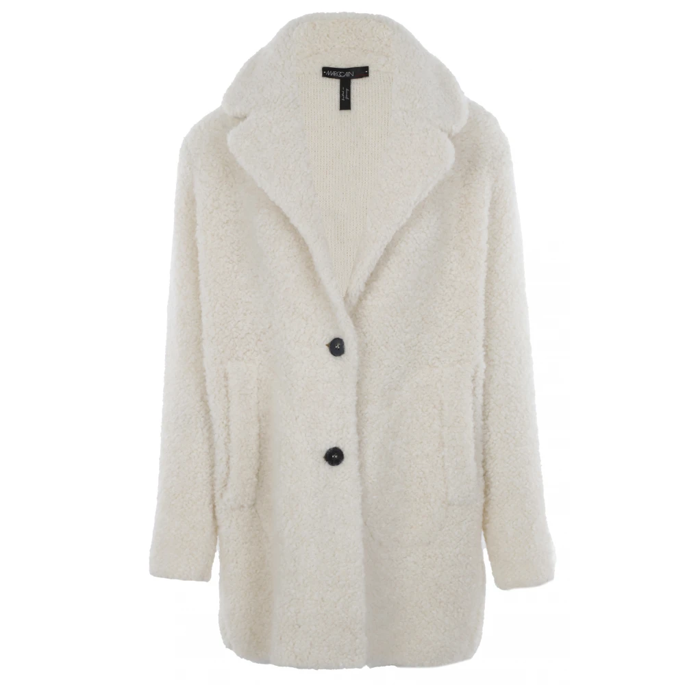Marc Cain Breigoed XC Stijlvolle Trui White Dames