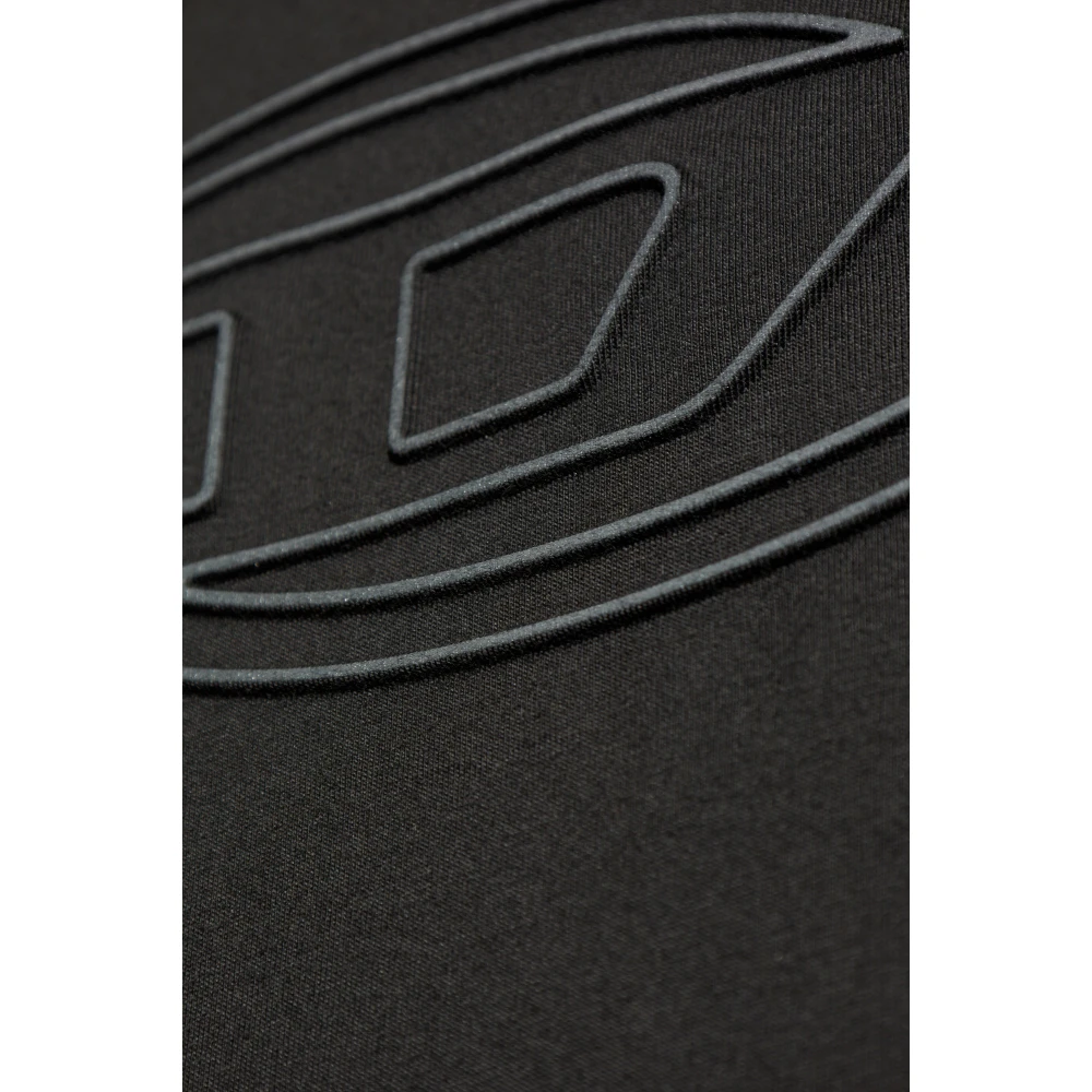 Diesel T-shirt T-Adjust-Bigoval Black Heren