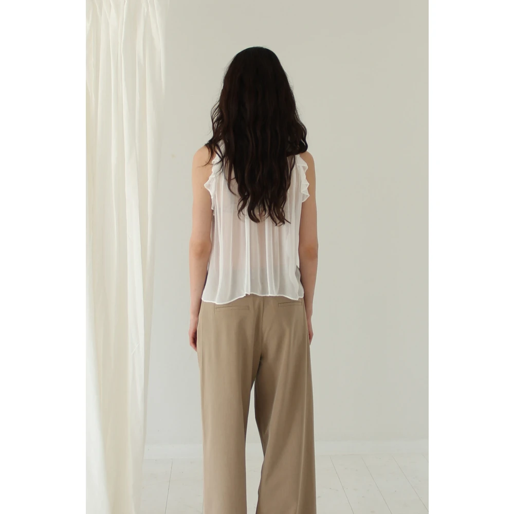 Designers Remix Iola Halter Top Beige Dames