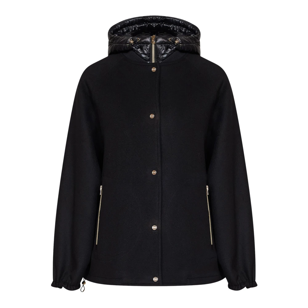 Herno Wool Jacket - Female - Winter Jackets - Black - L - Jackets