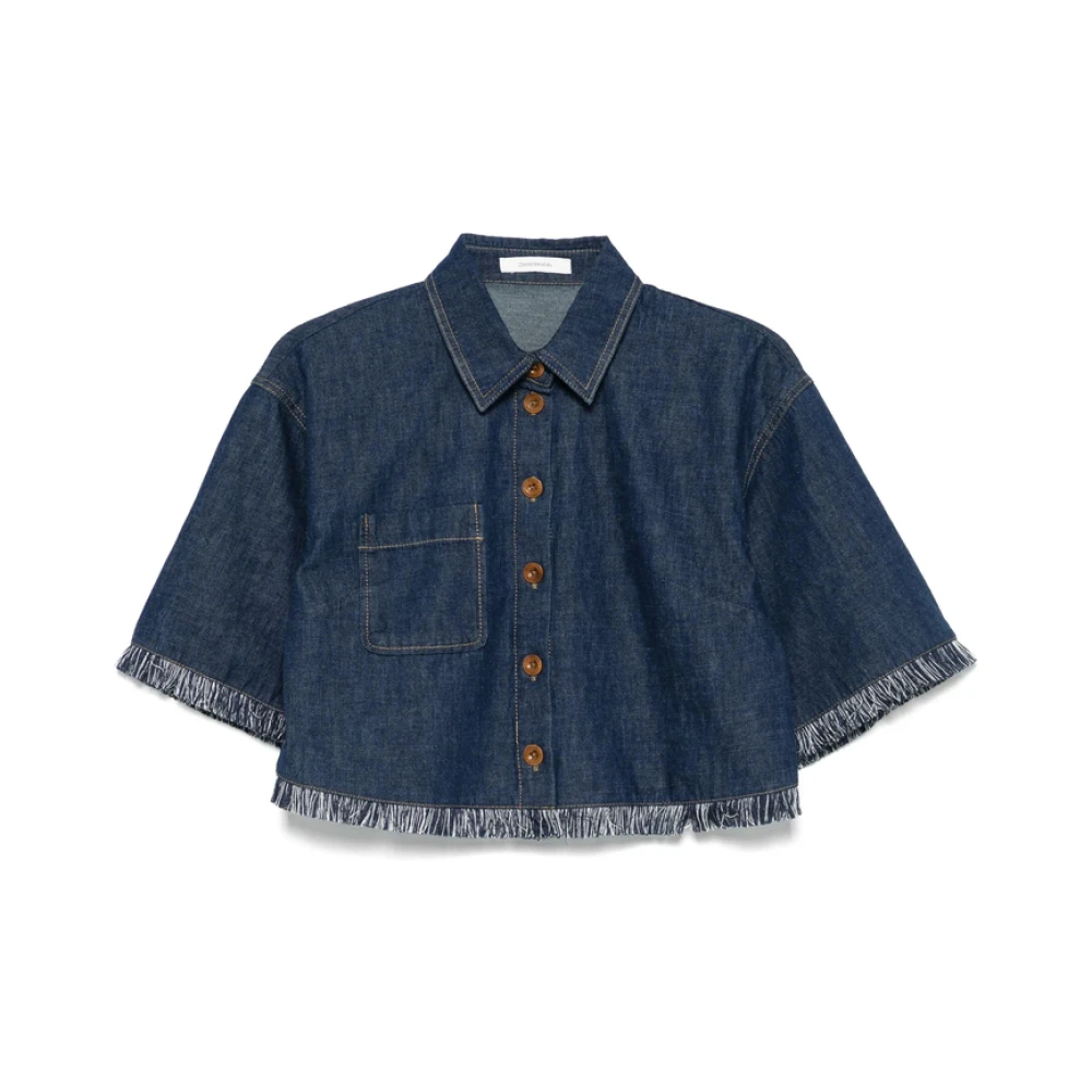Blouses & Shirts > Denim Shirts - - Zimmermann - Modalova