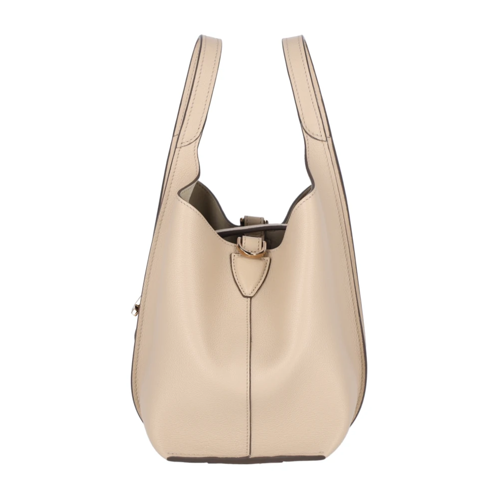 TOD'S Beige Tote Tas Beige Dames