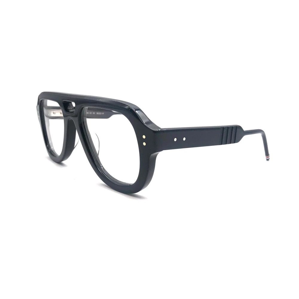 Thom Browne Zwarte Optische Frames International Fit Black Heren
