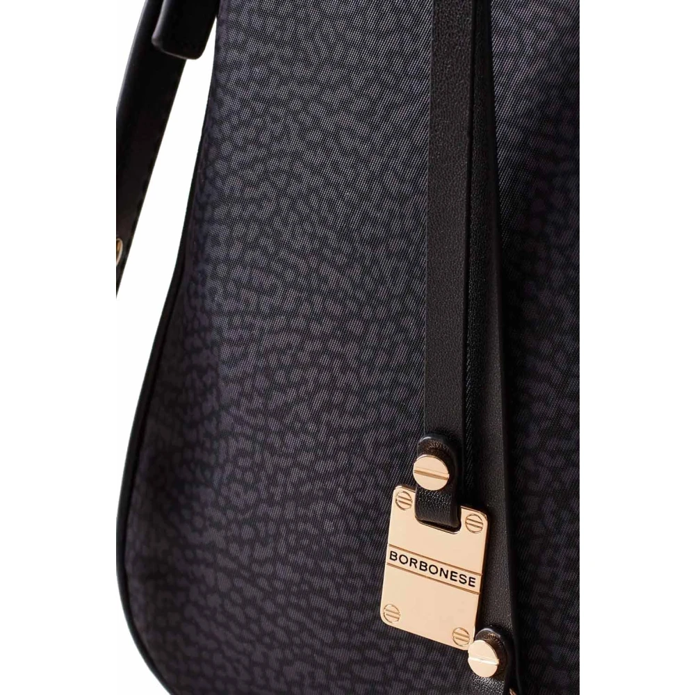Borbonese Urban-Chic Metropole Zwarte Tassen Black Dames