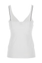 haut-blanc-sans-manches-avec-col-en-v