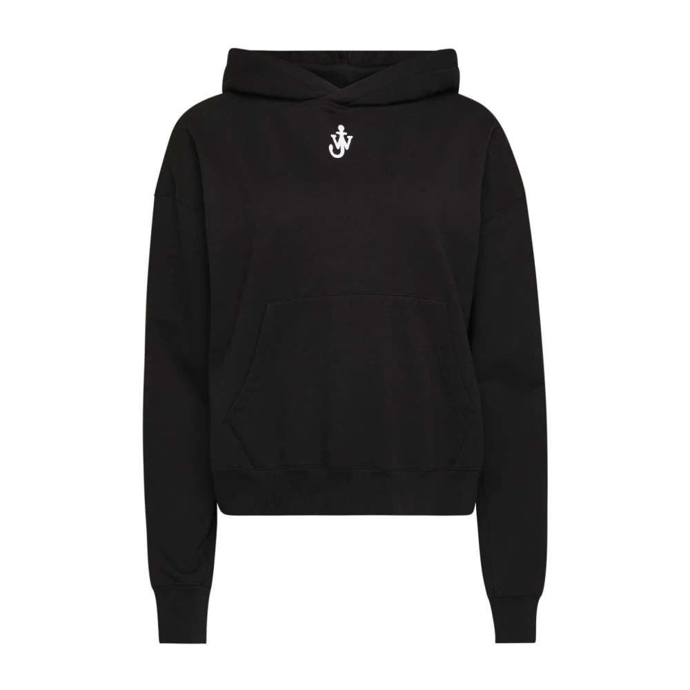 Jw Anderson Women's Black Classic Hooded Jumper - Hoodies - S - Sweatshirts & Hoodies