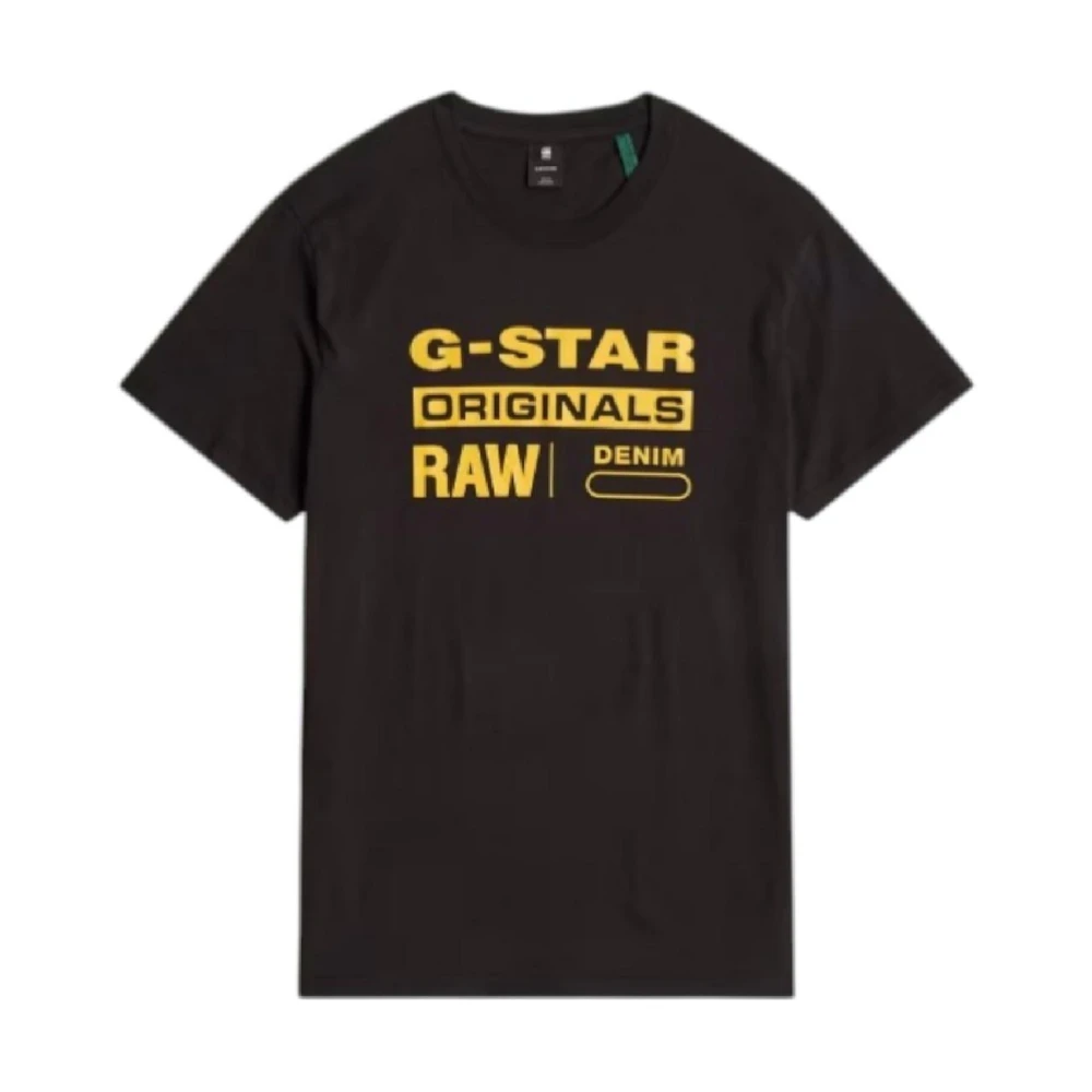 G-Star Black T-Shirts - Male - T-Shirts - L - Tops