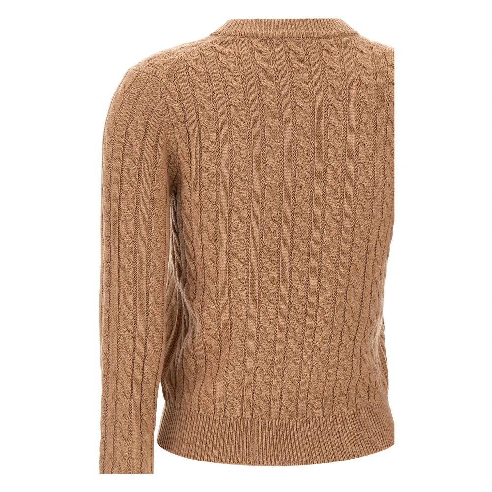Sun68 Dames Wolmix Vest Beige Dames